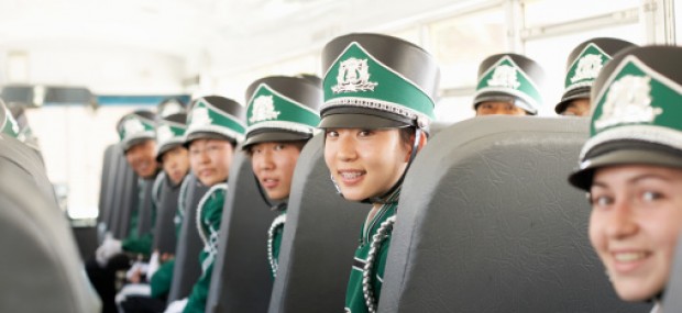 marching band traveling